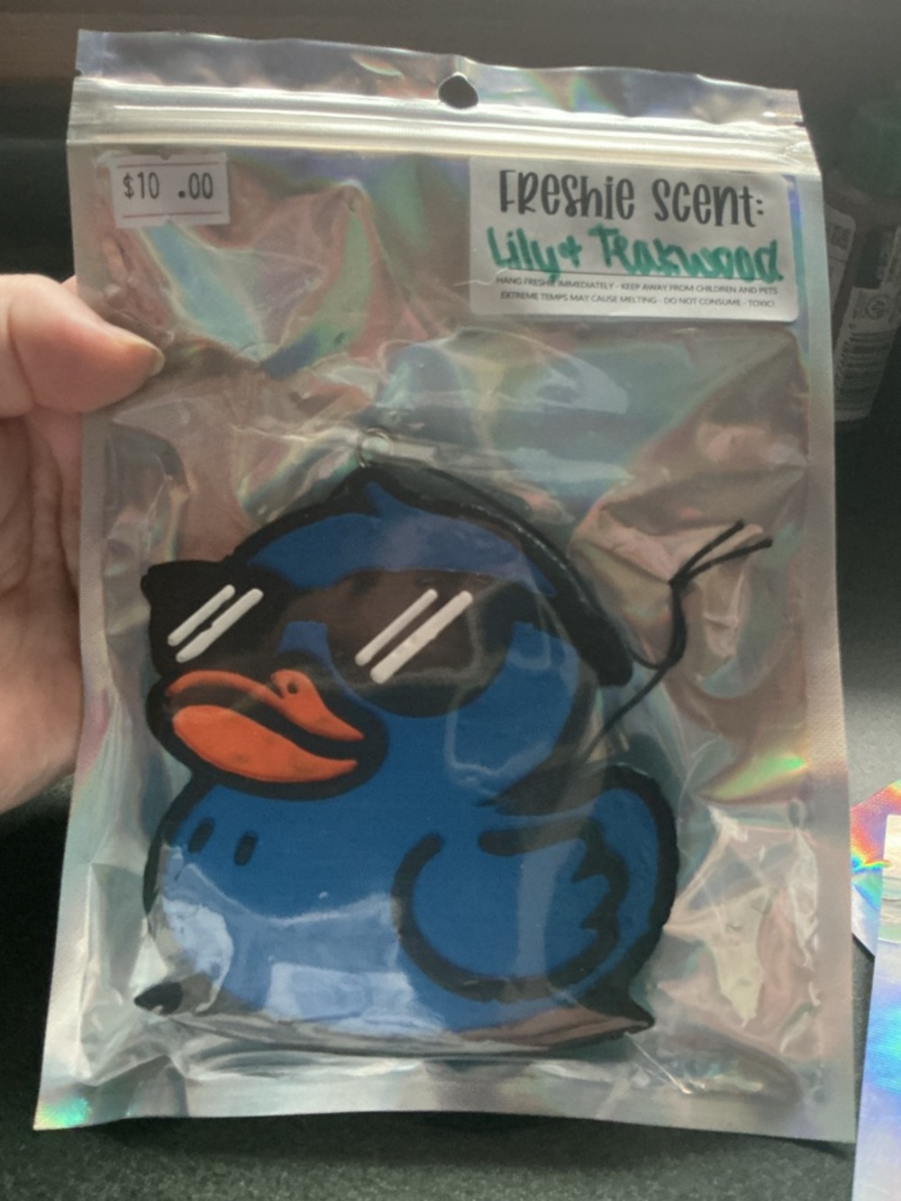 Rubber Duck Car Freshie with Sunglasses— Lily & Teakwood